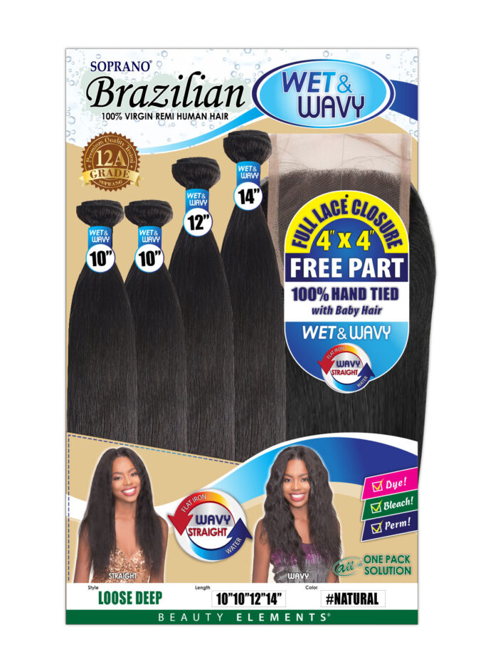 Sop-Brazillian Deep 12s Wet & Wavy #Natural